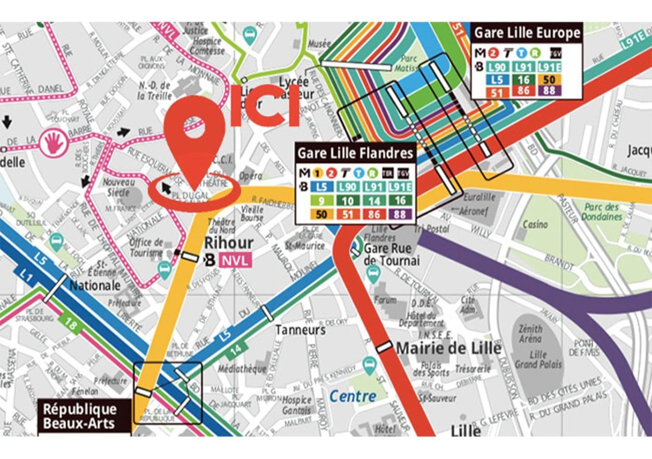Nocnoc - Le Cosy, Grand Place Lille Ngoại thất bức ảnh